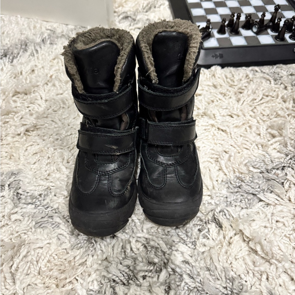 Froddo Linz Tex High Black Fur-Lined Winter Boots